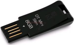 Kingston - Stick USB DataTraveler Mini Slim 8GB (Negru)