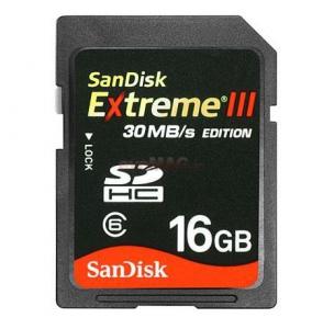 SanDisk - Pret bun! Card Extreme III SD 16GB