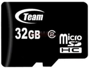 Team Group - Card de memorie microSDHC 32GB Class 2 + adaptor SD