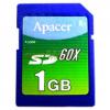Apacer - secure digital card 1gb 60x