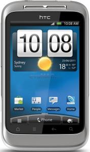 HTC - Telefon Mobil Wildfire S, 600 MHz, Android 2.3, TFT capacitive touchscreen 3.2", 5MP, 512MB (Argintiu)