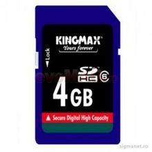 Kingmax -   Card Kingmax SDHC 4GB (Class 6)