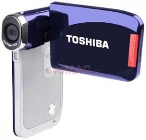 Toshiba - Camera Video Camileo P20 (Albastra) Filmare Full HD