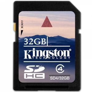 Kingston - Card SDHC 32GB (Class 4)