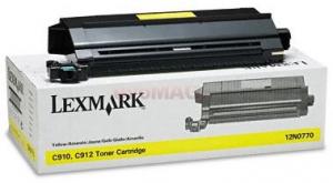 Lexmark - Toner Lexmark 12N0770 (Galben)