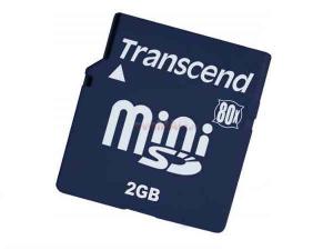 Transcend card minisd 2gb
