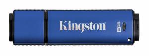 Kingston - Stick USB DataTraveler Vault 8GB (Albastru)