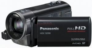 Panasonic - Camera Video HDC-SD90EP-K&#44; Display 3.0&quot;&#44; Zoom optic 21x&#44; Full HD (Neagra)