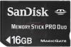 Sandisk - card memory stick pro duo 16gb