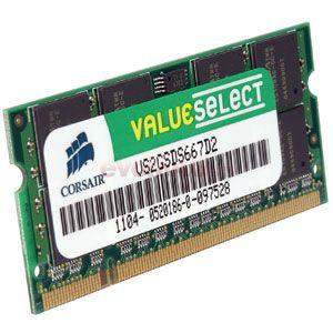 Corsair - Memorie Corsair 2GB 667MHz/PC2-5300 Value Select