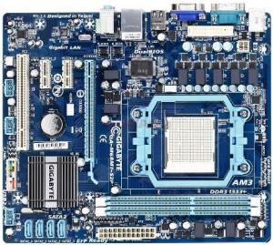 GIGABYTE -  Placa de baza GA-M68MT-S2P&#44; nForce 630a&#44; NVIDIA GeForce 7025&#44; AM3&#44; DDR III&#44; PCI-E 16x