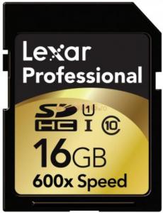 Lexar - Card de memorie SDHC 600X 16GB TB Clasa 10