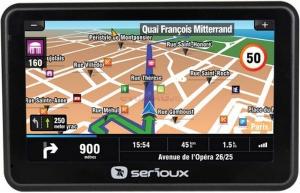 Serioux - Sistem de Navigatie GlobalTrotter 7510GT&#44; 533 MHz&#44; Windows CE 6.0&#44; TFT LCD touchscreen 5&quot;&#44; Voce Cosmina Pasarin&#44;  Harta Full Europa