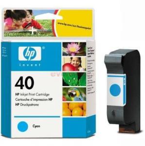 HP - Cel mai mic pret!  Cartus cerneala HP 40 (Cyan)