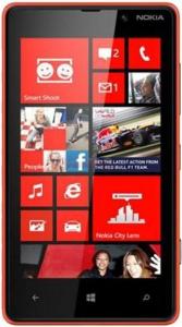 NOKIA - Telefon Mobil NOKIA  Lumia 820, Dual Core 1.5GHz Krait, Windows Phone 8, Amoled capacitiv touchscreen 4.3", 8GB, Wi-Fi, 4G (Rosu)