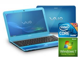 Sony VAIO - Promotie Laptop VPCEA1S1E/L (Albastru) (Core i3) + CADOU