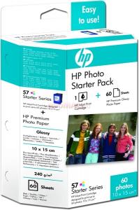 HP - Pachet Foto Starter HP seria 57