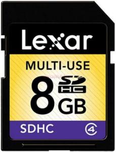 Lexar - Cel mai mic pret! Card SDHC 8GB (Class 4)