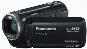 Panasonic - Promotie Camera Video HDC-SD80EP-K&#44; Display LCD 2.7&quot;&#44; Zoom optic 34x&#44; Full HD (Neagra) + CADOU