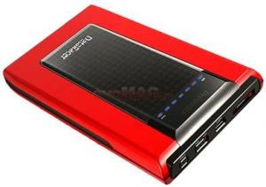 Prestigio - HDD Extern Data Racer I, 640GB, 2.5", USB 2.0 si eSATA (Rosu)