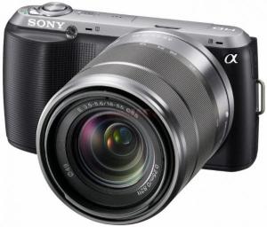 Sony -   Aparat Foto Sony NEX-C3K (Negru) cu Obiectiv 18-55mm