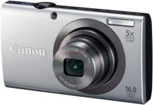 Canon -  Aparat Foto Digital Canon PowerShot A2300 (Argintiu), Filmare HD