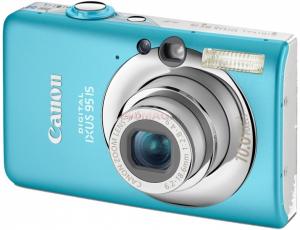 Canon - Camera Foto Ixus 95 IS (Albastra) + CADOU-31943