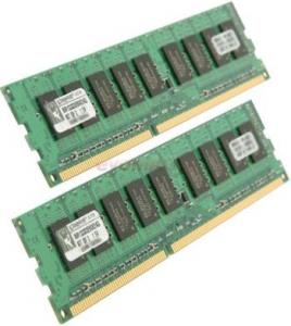 Kingston - Memorii DDR3, 2x1GB, 1066MHz, CL7 (Thermal Sensor)