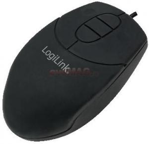 LogiLink - Mouse Optic Silicone ID0061 (Negru)