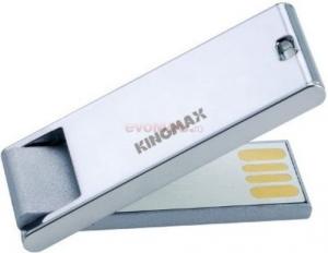 Kingmax - Stick USB SuperStick Mask 4GB (Argintiu)