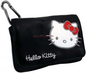 OEM -  Husa Hello Kitty Orizontala (Neagra)