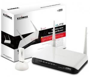Edimax - Router Wireless BR-6324nL + Adaptor EW-7711UMn