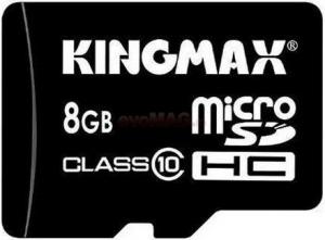 Kingmax - Card Kingmax microSDHC 8GB (Class 10) + Card Kingmax Reader CR03