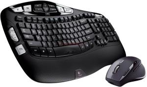 Logitech - Kit Tastatura si Mouse Cordless Desktop Wave Pro