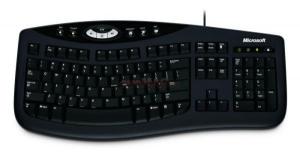 Microsoft - Tastatura Multimedia Comfort Curve 2000 (Negru)