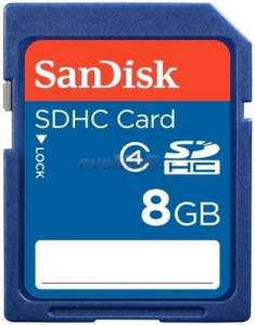 SanDisk -    Card SanDisk SDHC 8GB (Class 4)