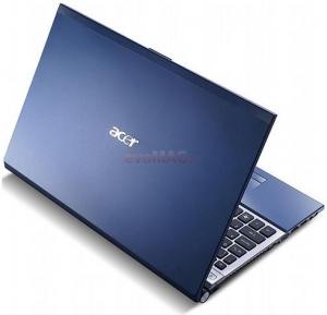 Acer - Laptop Aspire 5830G-2434G75Mnbb (Intel Core i5-2430M, 15.6", 4GB, 750GB, nVidia GT 540M@2GB, USB 3.0, HDMI, Linux, Albastru)