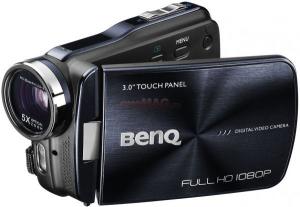 BenQ - Camera Video M23 (Neagra), Filmare Full HD, Display 3.5" Tactil, + Geanta + Incarcator + Acumulator