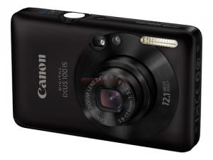 Canon - Camera Foto Ixus 100 IS (Neagra) + CADOU-31947