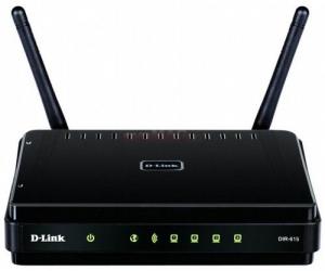 DLINK -  Router Wireless DIR-615, Wireless N, 300 mbps, 2 antene, WPA, WEP, PPPoE, Control parental