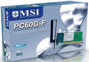 MSI - Placa de Retea Wireless 802.11g PCI Card