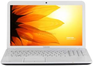 Toshiba - Laptop Satellite C855-1DK (Intel Core Celeron B820, 15.6", 2GB, 500GB, Intel HD Graphics, USB 3.0, HDMI, Alb)