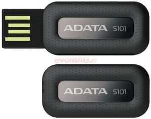 A-DATA -  Stick USB S101 8GB (Negru) Tehnologie Chip-on-Board