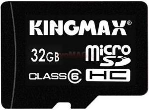 Kingmax - Card Kingmax microSDHC 32GB (Class 6) + Card Kingmax Reader CR03
