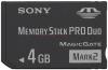 Sony - card memory stick pro duo 4gb