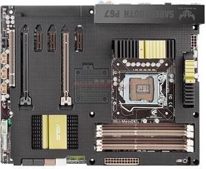 ASUS - Placa de baza SABERTOOTH P67 Rev 3, Intel P67, LGA 1155, DDR III, PCI-E 16x, USB 3, SATA III