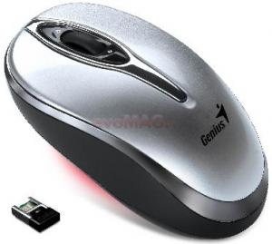 Genius - Mouse Laser Wireless Micro Traveler 900 (Argintiu)