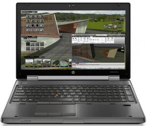 HP - Laptop HP EliteBook 8570w (Intel Core i7-3840QM, 15.6"FHD, 4GB, 500GB @7200rpm, nVidia Quadro K2000M@2GB, USB 3.0, FPR, Win7 Pro 64)