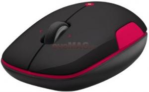 Logitech - Mouse Optic Wireless M345 (Negru/Rosu)