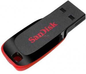 SanDisk - Stick USB Cruzer Blade 8GB (Negru)